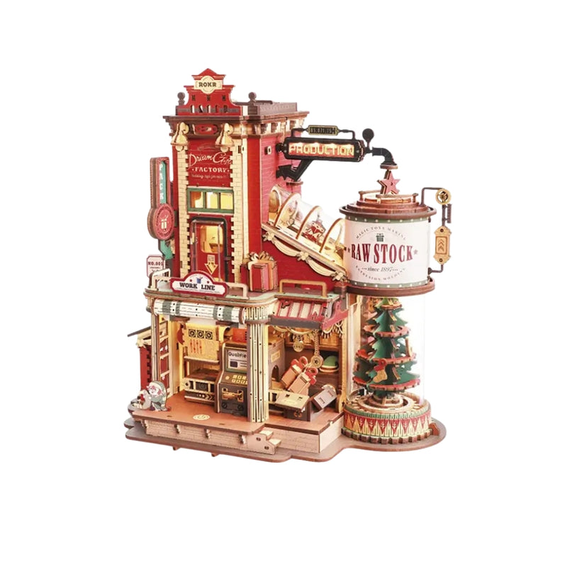 Maqueta Miniatura 3D Fábrica de Regalos Robotime Rolife