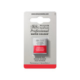acuarela profesional winsor & newton media pastilla rojo winsor
