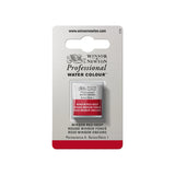 acuarela profesional winsor & newton media pastilla rojo winsor oscuro