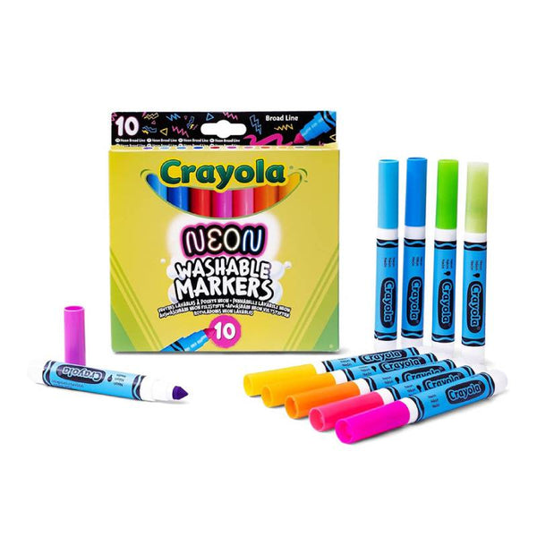 Conjunto de 10 marcadores Crayola Neon Maxi Tip
