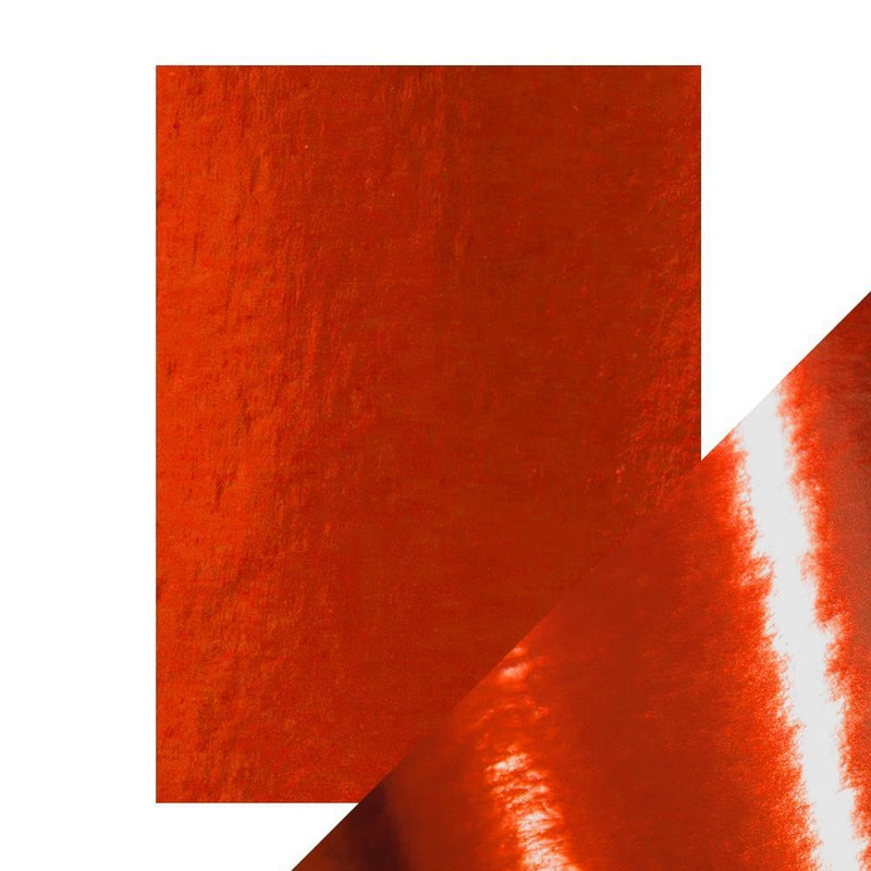 cartulina efecto espejo A4 color rojo set 5 unidades A4