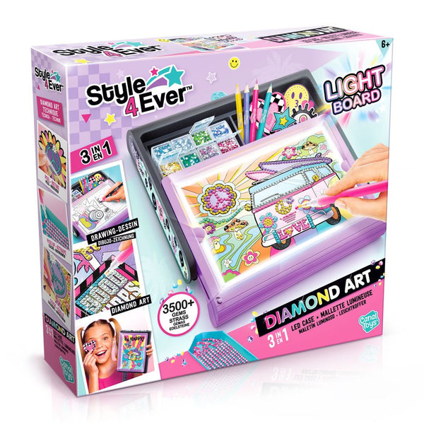 Maleta LED Style 4 Ever Diamond Art