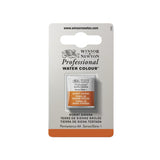 acuarela profesional winsor & newton media pastilla tierra siena tostada