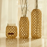 tarros decorativos con macramé kit dmc