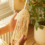 Kit macramé frascos decorativos dmc