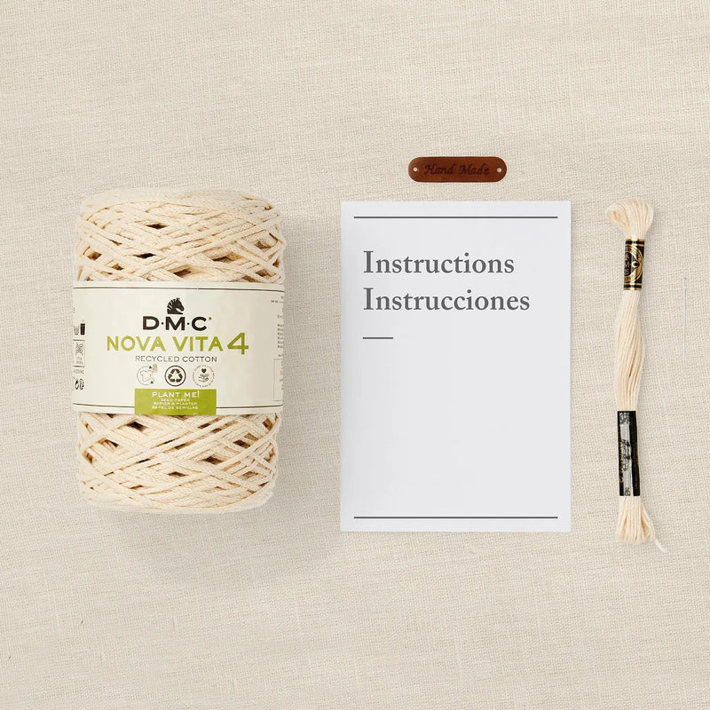 hilo nova vita 4 DMC kit macramé tarros decorativos