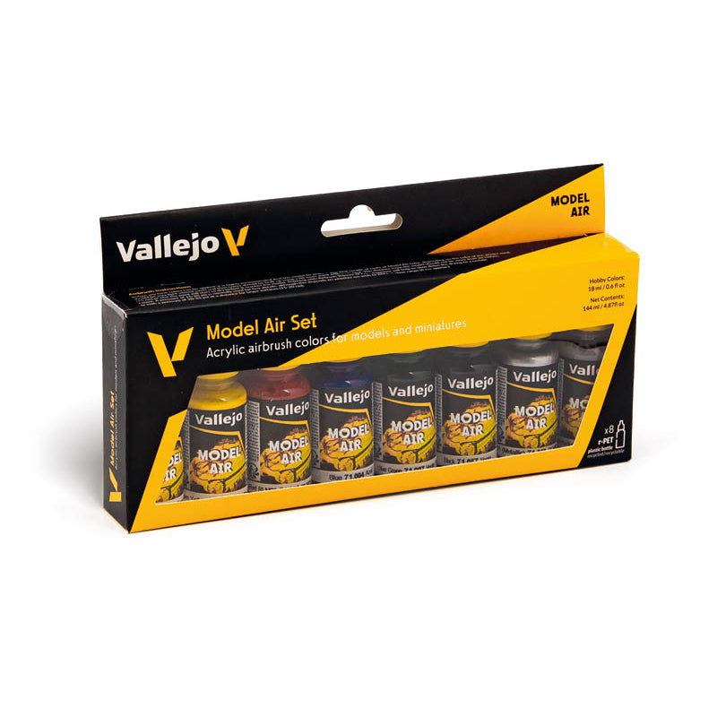 pinturas acrilicas colores basicos vallejo air model