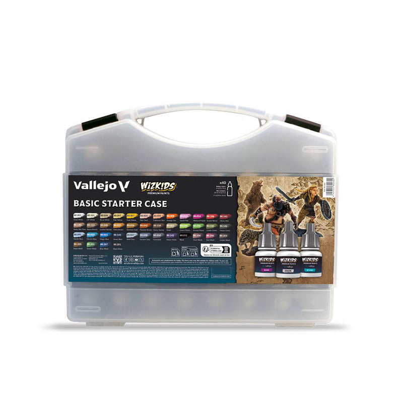Caja 40 Acrílicos Starter WizKids Vallejo Game Color