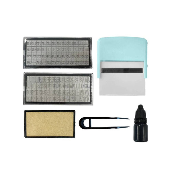 set estampado etiquetado letras del abecedario we r makers