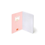 libreta a6 con hojas a rayas corgi legami