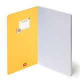 libreta grande b5 con hojas a rayas sushi cat legami