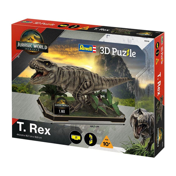 jurassic world t-rex revell puzzle 3D