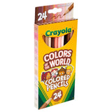 Set 24 Lápices Colours of the World Crayola
