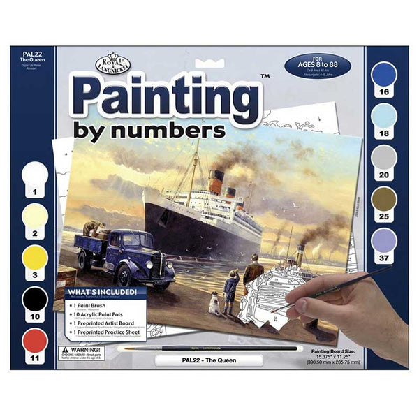 Set Pintar por Números ROYAL & LANGNICKEL Barco - milbby tienda de manualidades bellas artes y scrap