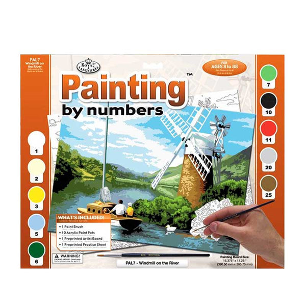 Set Pintar por Números ROYAL & LANGNICKEL Molino - milbby tienda de manualidades bellas artes y scrap