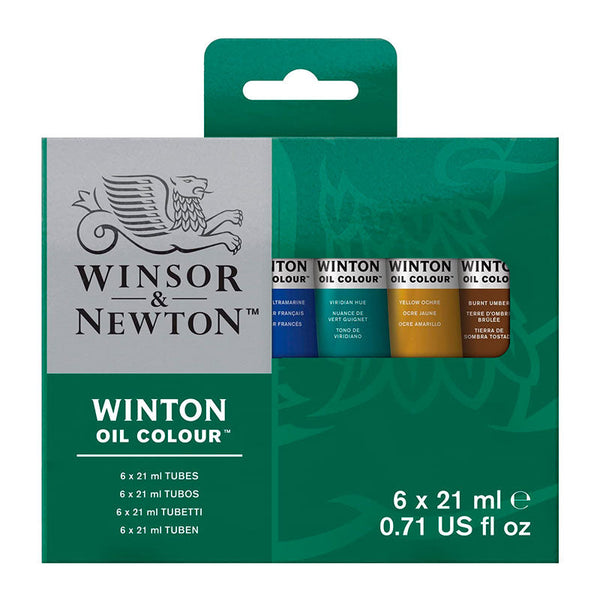 Set 6 Tubos Óleo Winton 21ml Winsor & Newton