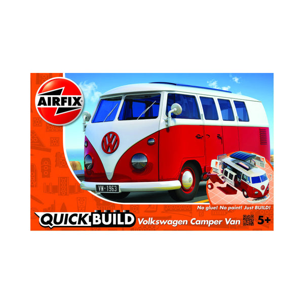 Maqueta Furgoneta Volkswagen Camper Van Quick build Airfix