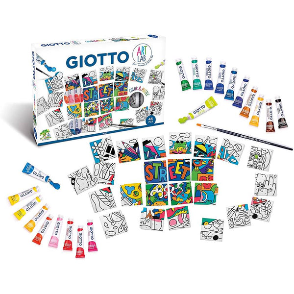 Caja Creativa Art Lab Color & Puzzle Giotto