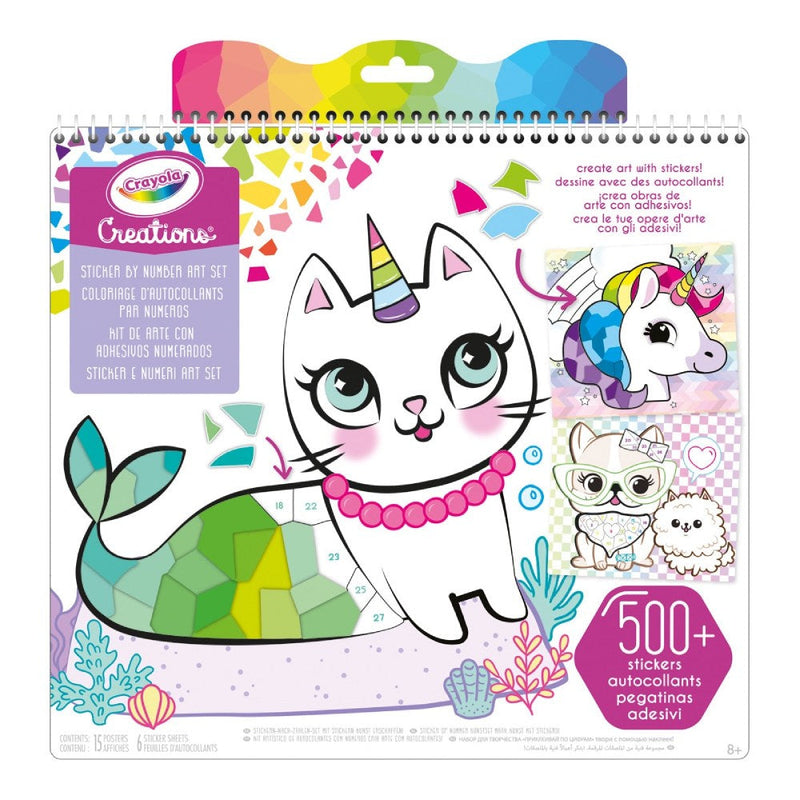 Set Stickers y Números Crayola Creations