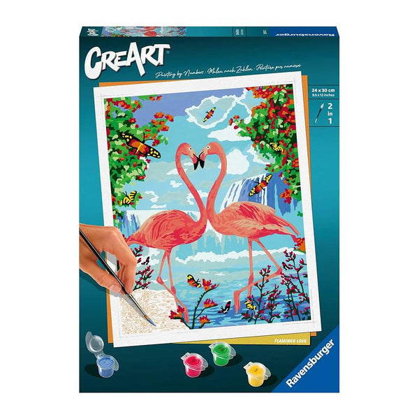 Pintar por Números Flamencos Enamorados