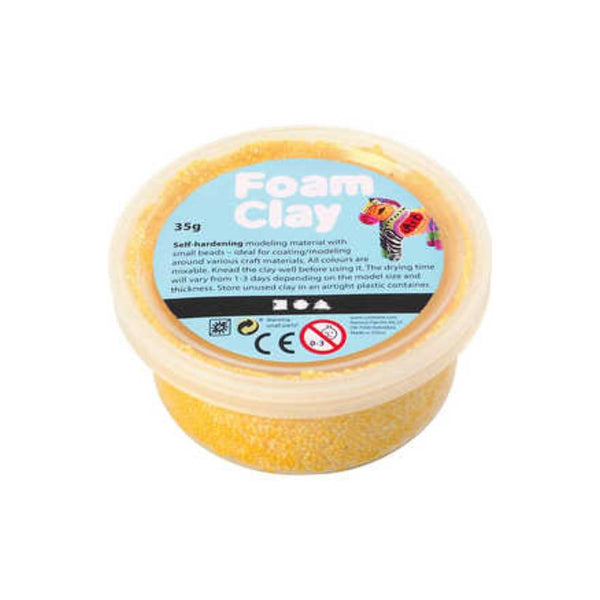 Pasta de Modelar Amarillo Foam Clay 35 gr
