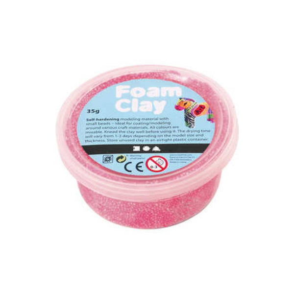 Pasta de Modelar Rosa Neón Foam Clay 35 gr