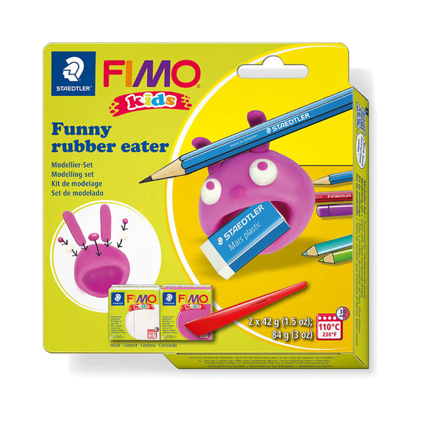 Kit Pasta de Modelar Funny Rubber Eater Fimo Kids