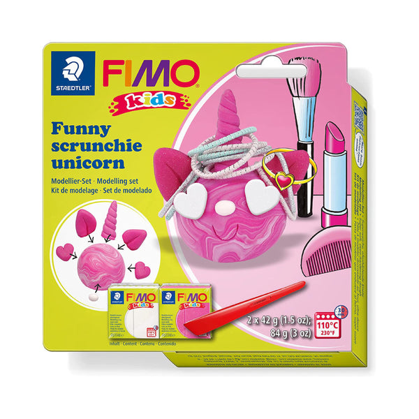 Kit Pasta de Modelar Funny Scrunchie Unicorn Fimo Kids