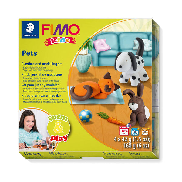 Kit Form & Play Mascotas Fimo Kids