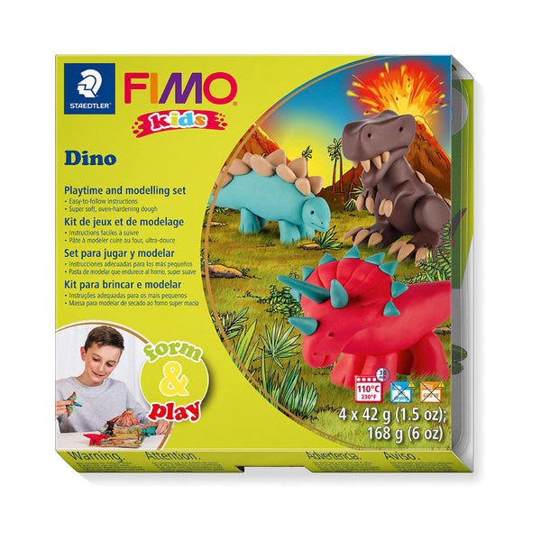 Kit Form & Play Dinosaurios Fimo Kids
