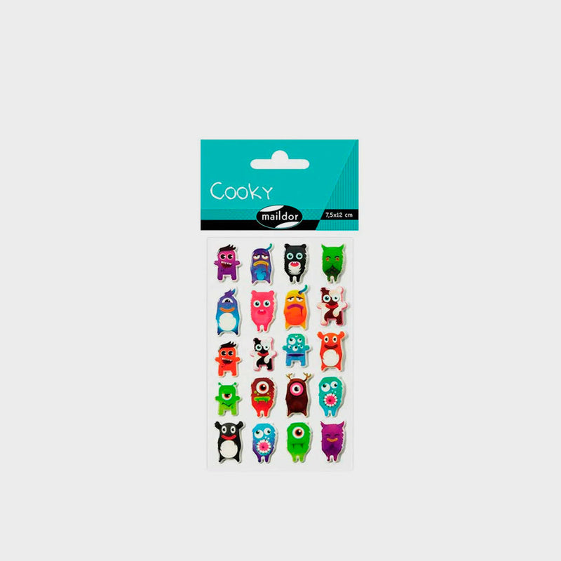 Pack Pegatinas Monstruos 20uds