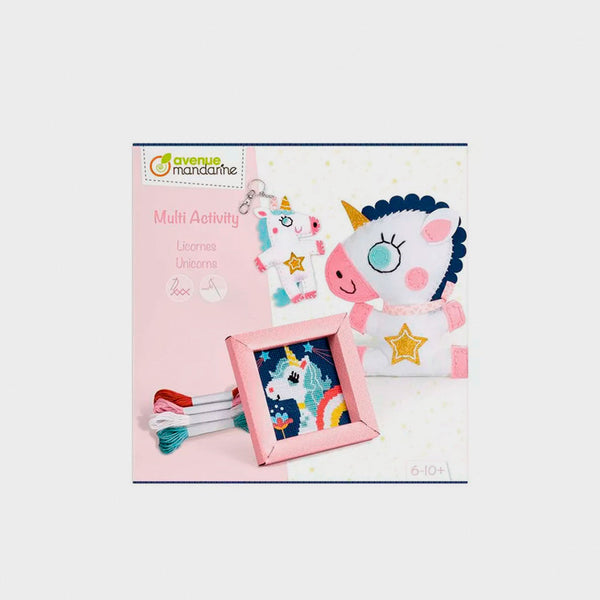 Caja Creativa Multiactividades Unicornio Avenue Mandarine