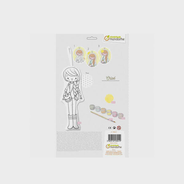 Muñeca para Pintar Chloé Avenue Mandarine (1)
