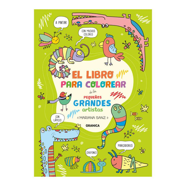 Libro Colorear Pequeños Grandes Artistas Parramon