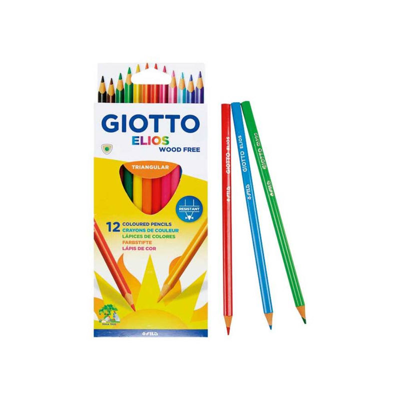 Caja Lápices de colores Giotto Elios 12 Uds