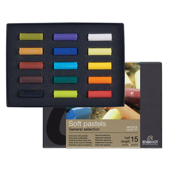 Caja 15 Ceras Pasteles Suaves Extrafinos Rembrandt
