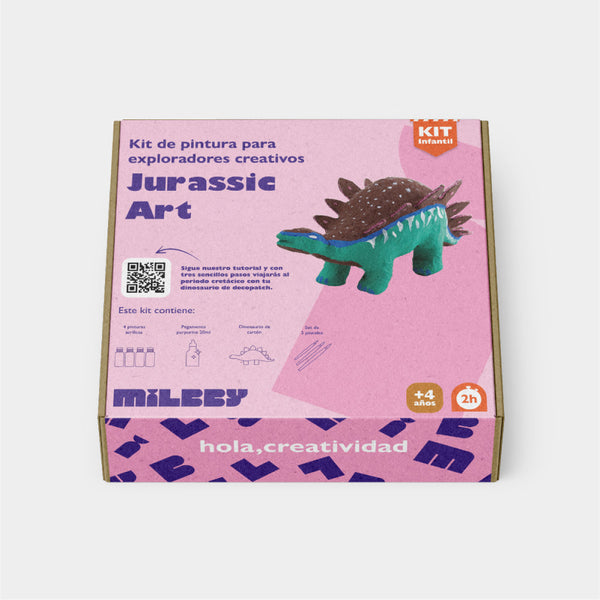 Jurassic Art: Kit de pintura para Exploradores Creativos