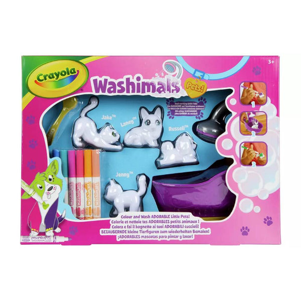 Washimals Pets - Bañera 4 Mascotas Crayola