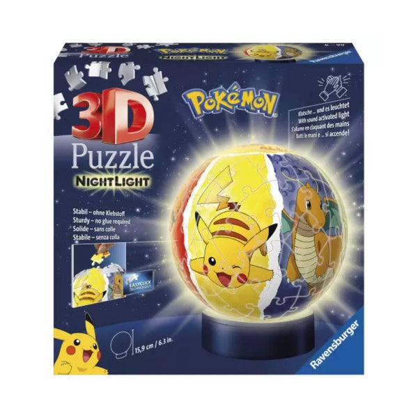 Puzzle 3D Pokémon Night Light 74 Piezas