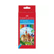 Caja Cartón 12 Lápices de Colores Serie Roja Faber Castell