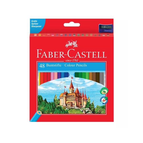 Caja 48 Lápices de Colores Serie Roja Faber Castell