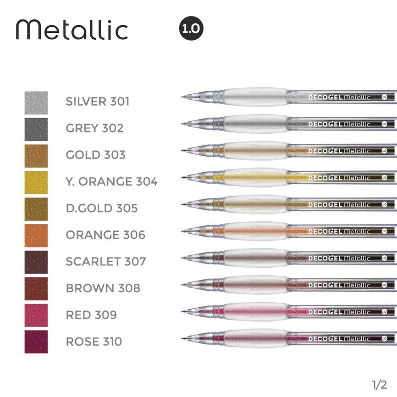 Set de 20 Colores Metallic Decogel 1.0 (4)