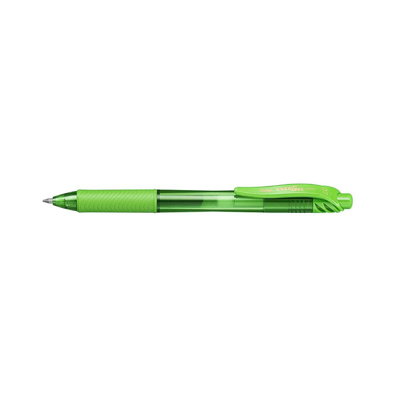 Bolígrafo Roller Energel X BL107 Verde Flúor Pentel