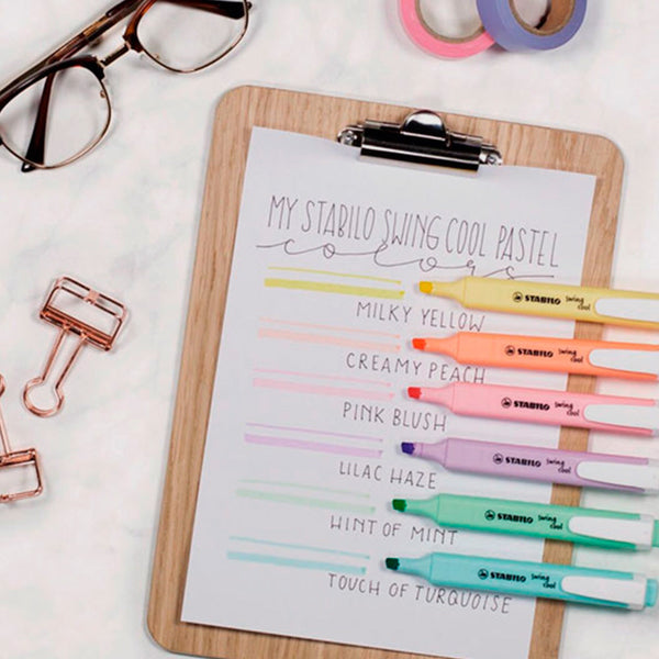 Estuche 6 Subrayadores Swing Cool Pastel Stabilo (1)