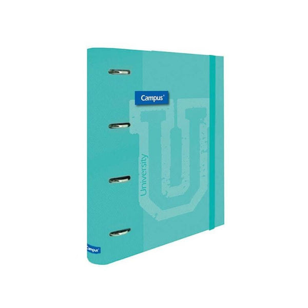 Carpeta A4 Campus Soft 4 Anillas Azul Claro