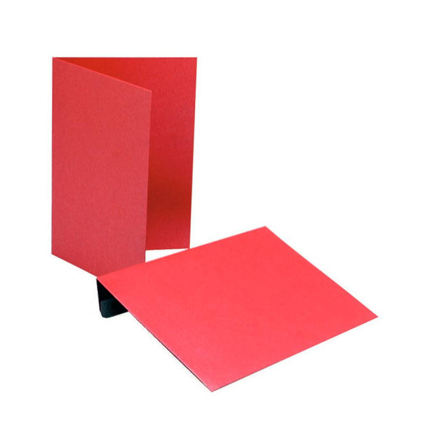 Pack 3 unidades Sobre y Tarjeta Rojo Metalizado