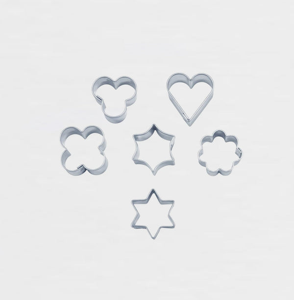 Cortadores Metal FIMO - Flores, Estrellas y Corazón (1)