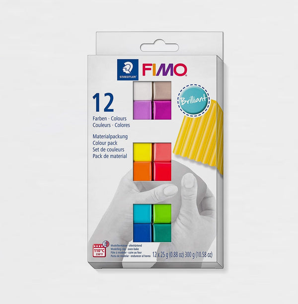 Pack 12 Colores Brillantes 25gr FIMO (1)