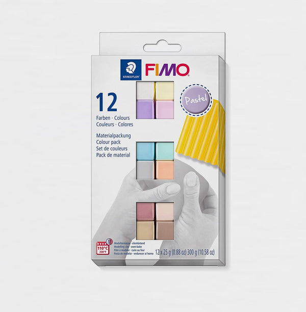 Pack 12 Colores Pastel 25gr Fimo (1)