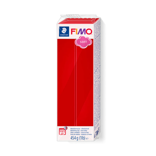 Pasta de Modelar 454g Soft Fimo & Soft Rojo